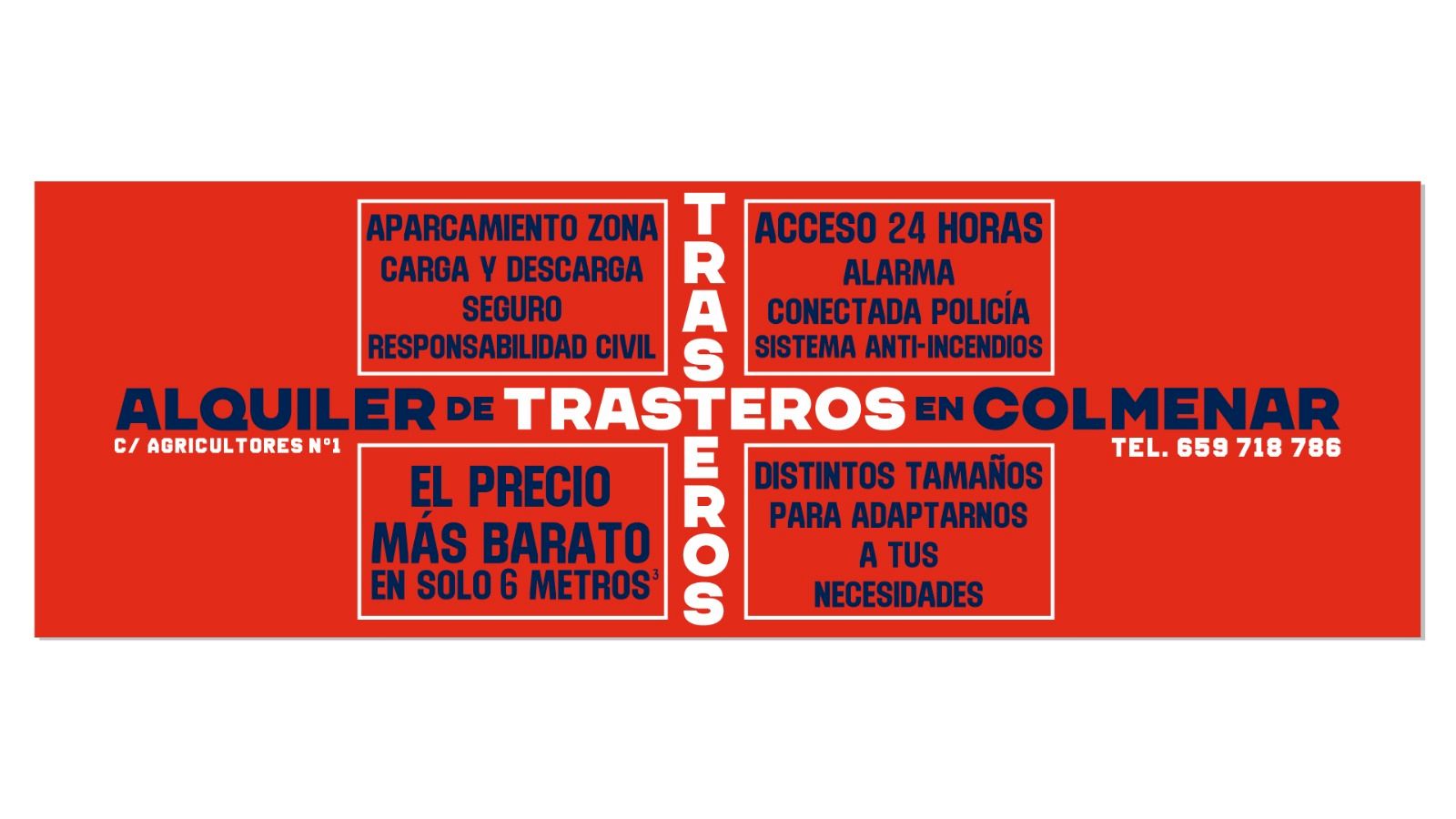 Vista exterior de Trastero de alquiler en Colmenar Viejo con Alarma