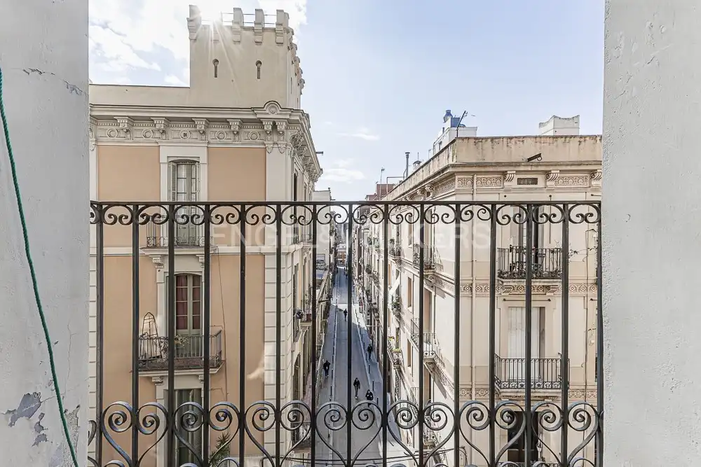 Außenansicht von Wohnung zur Miete in Barcelona mit Heizung, Parkett und Möbliert