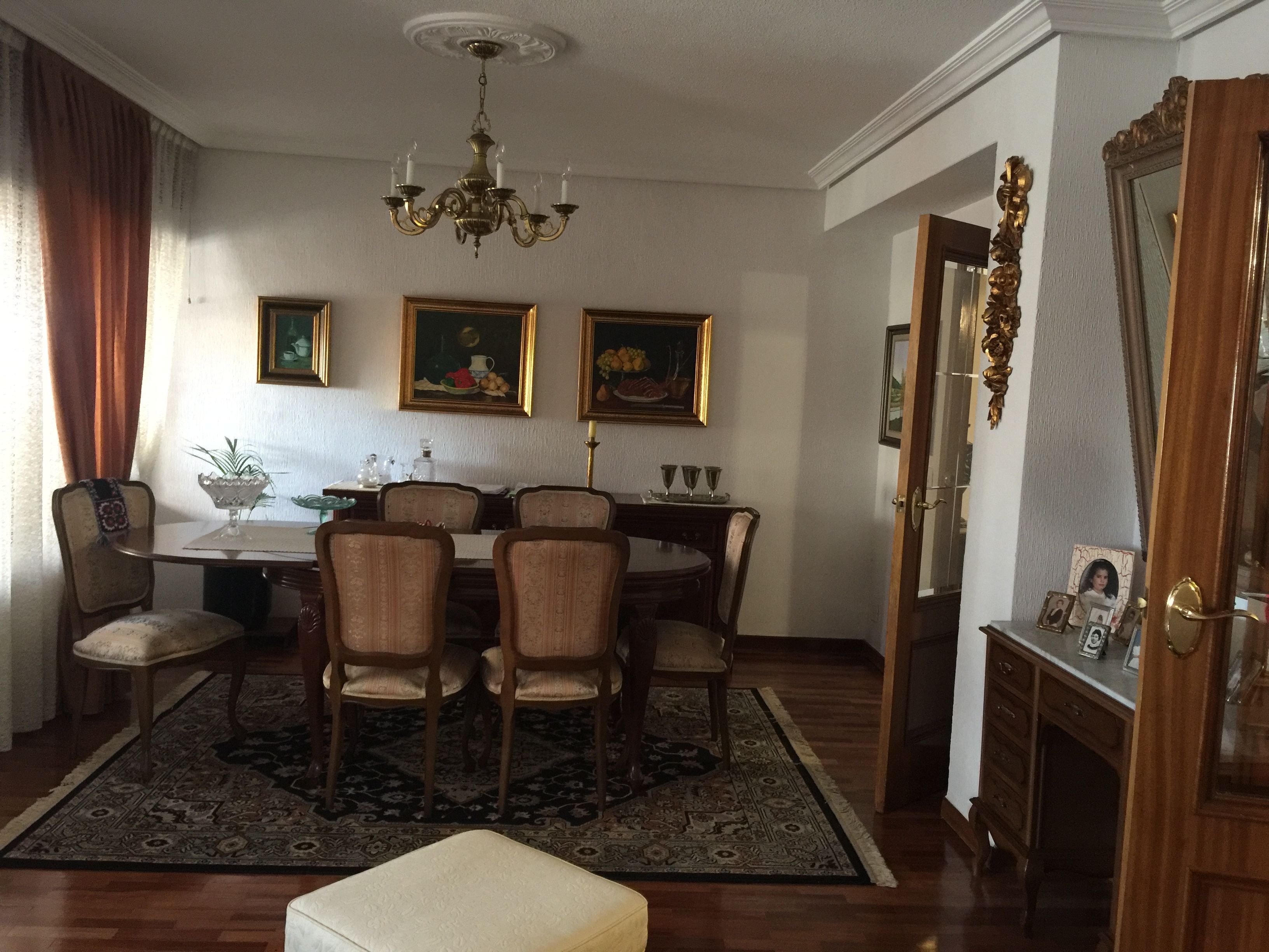 Dining room of Flat for sale in Zamora Capital   with Parquet flooring and Terrace