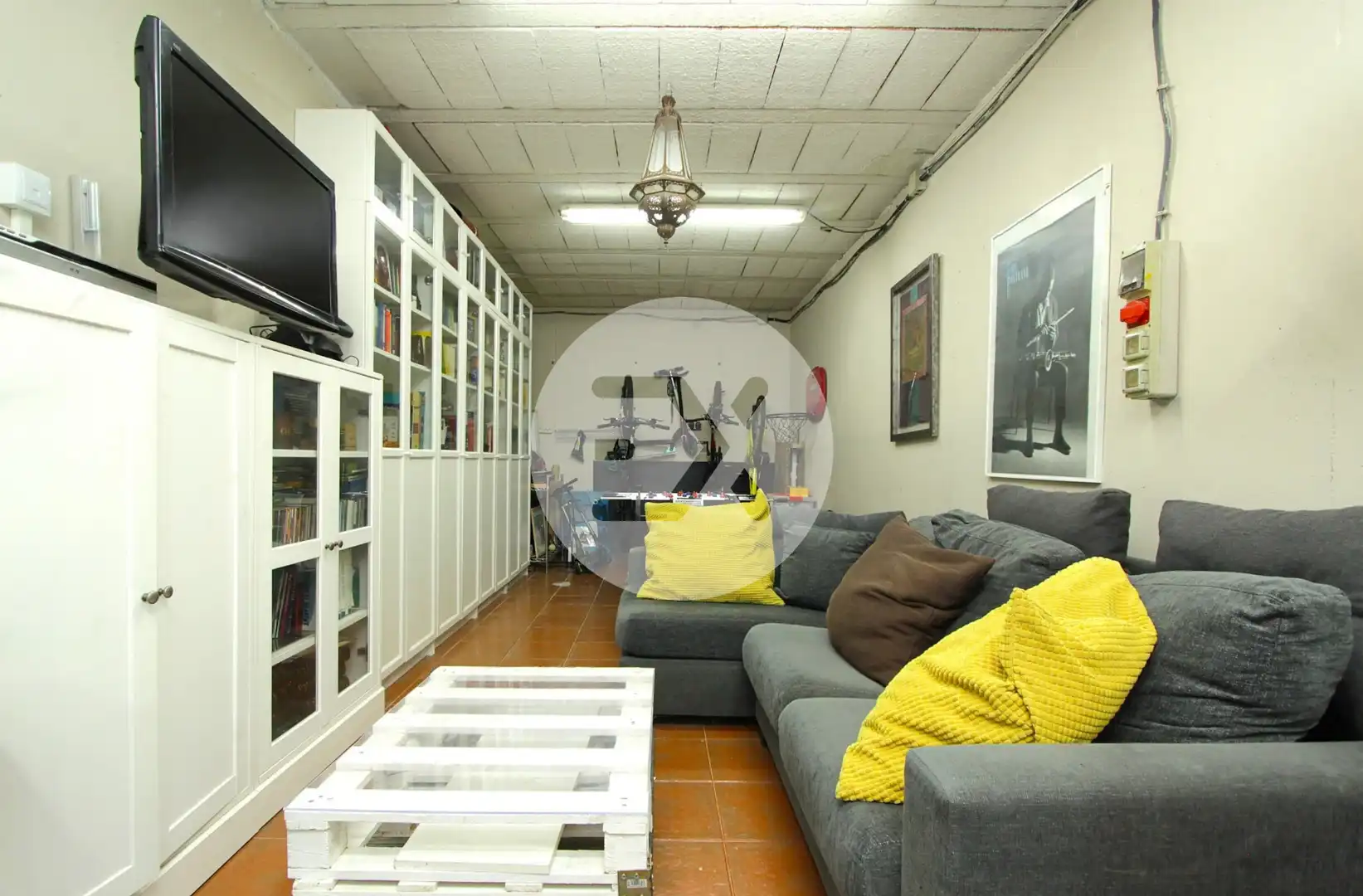 Sala de estar de Casa o chalet en venta en Sant Boi de Llobregat con Aire acondicionado, Calefacción y Jardín privado