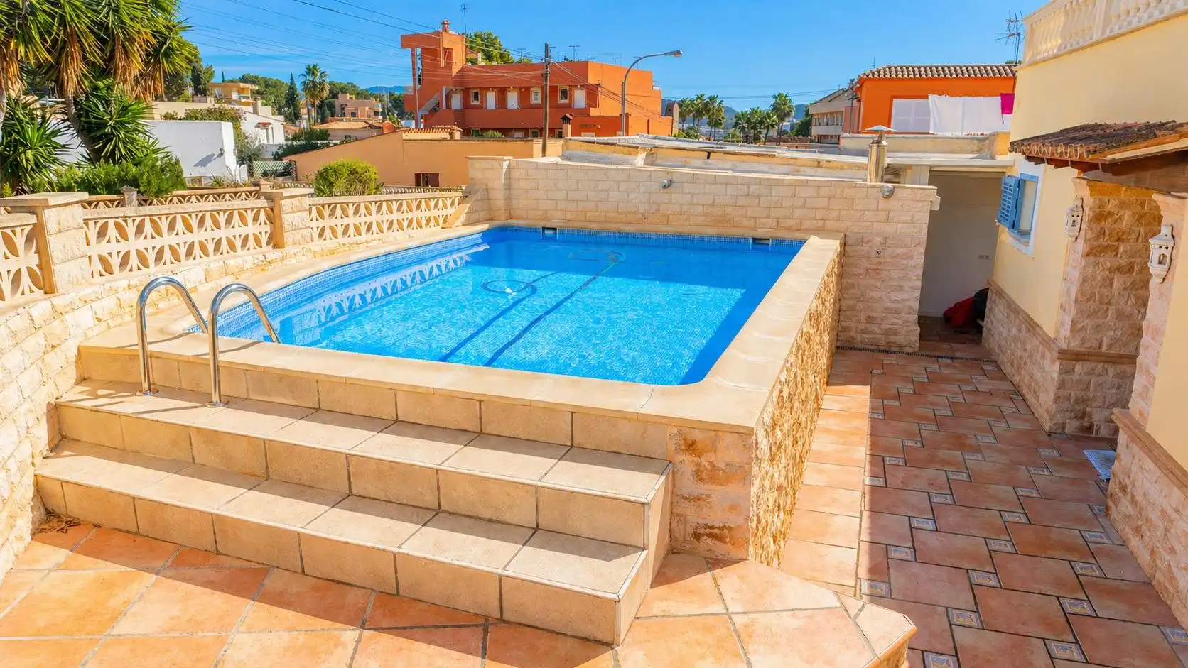 Swimming pool of Houses for sale in Calvià  with Air Conditioner, Private garden and Terrace