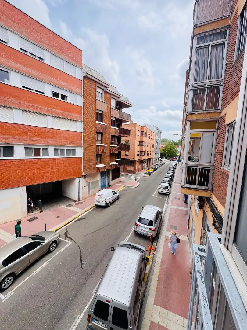 Exterior view of Flat for sale in Valladolid  with Heating, Terrace and Furnished