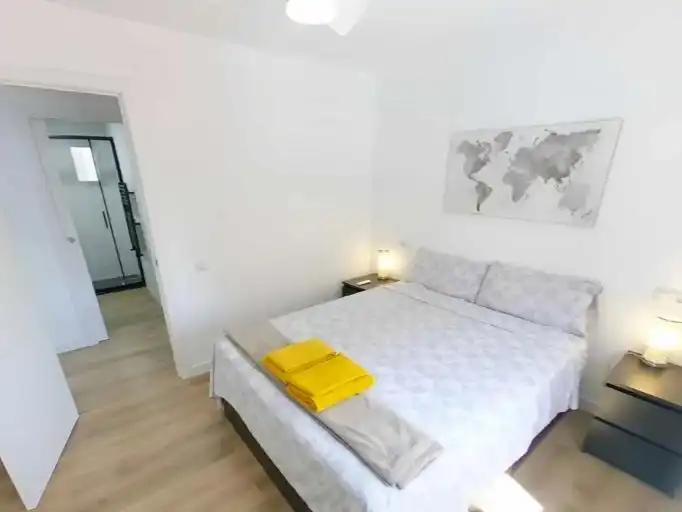 Schlafzimmer von Wohnung zur Miete in Salamanca Capital mit Klimaanlage