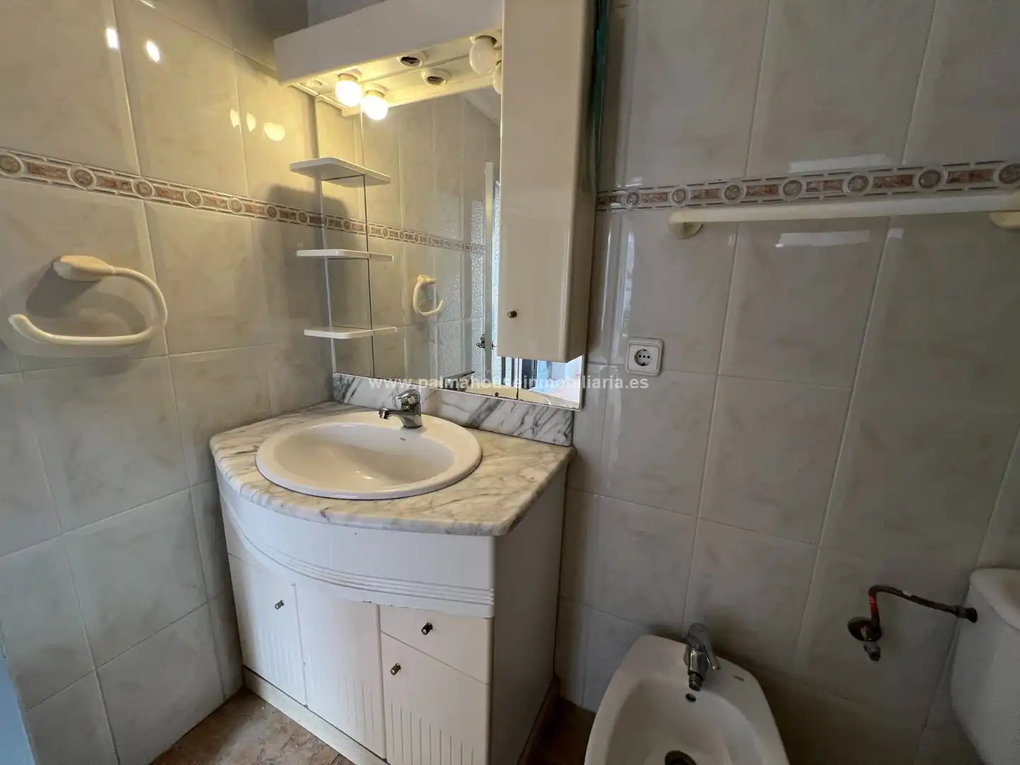 Badezimmer von Haus oder Chalet zur Miete in Artà mit Klimaanlage, Terrasse und Fernseher