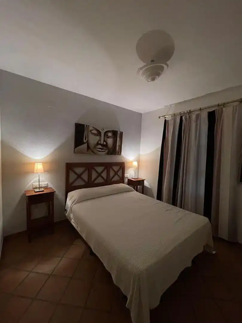 Schlafzimmer von Wohnung zur Miete in Islantilla mit Klimaanlage und Schwimmbad