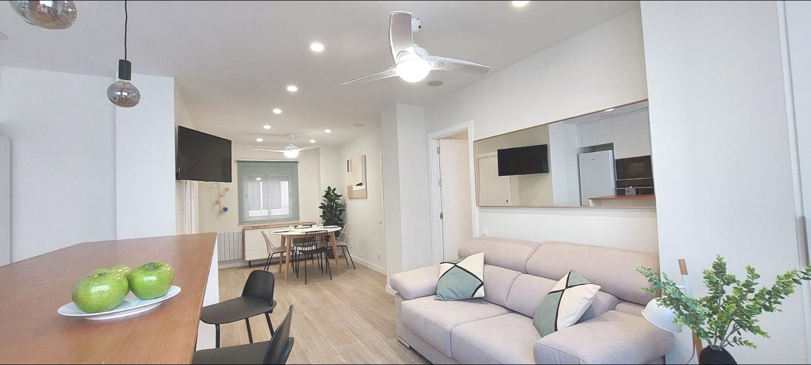 Living room of Flat to rent in  Valencia Capital  with Air Conditioner