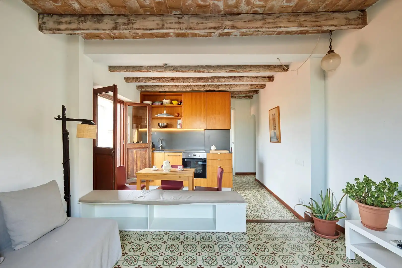 Living room of Attic for sale in Barcelona  with Air Conditioner, Heating and Terrace