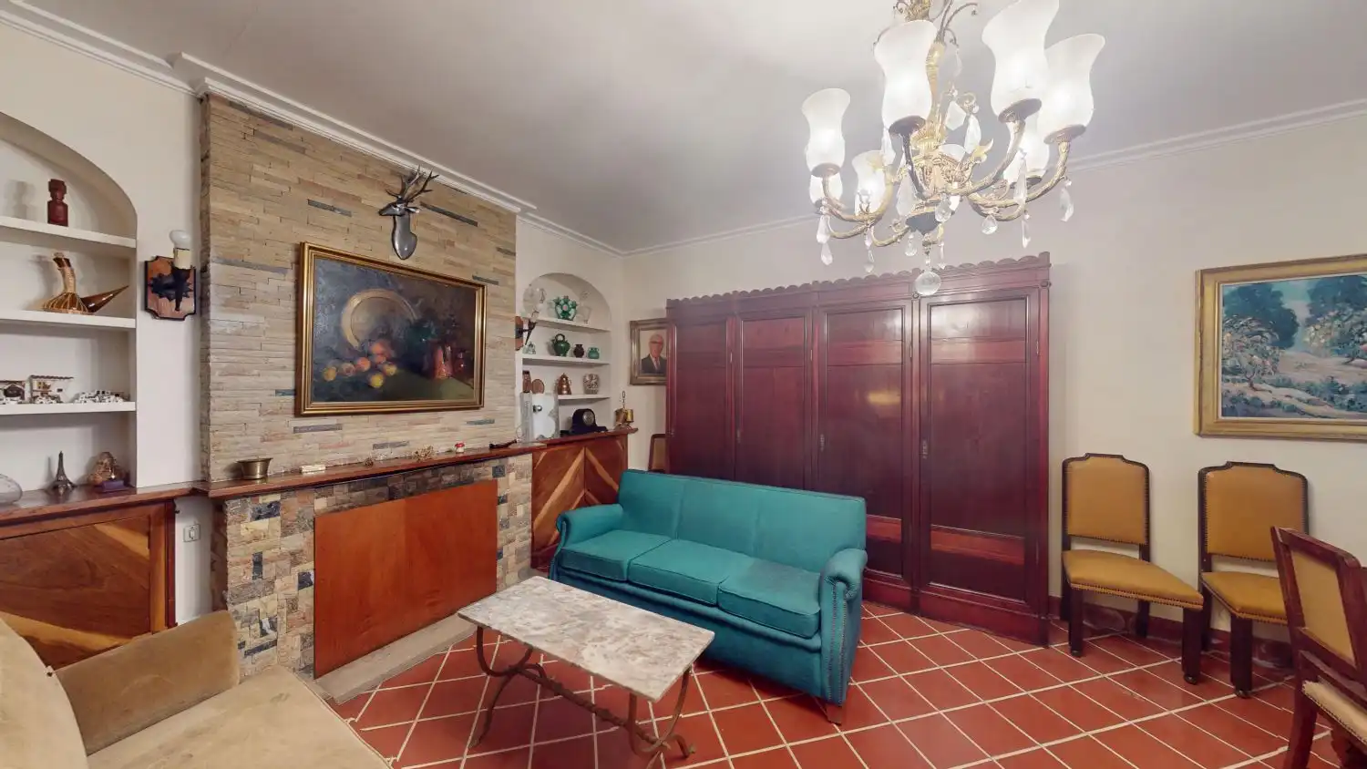 Sala de estar de Casa o chalet en venta en La Granada con Aire acondicionado, Calefacción y Terraza