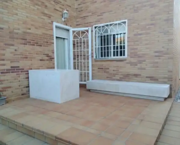 Terraza de Casa adosada en venta en El Álamo con Aire acondicionado, Calefacción y Jardín privado