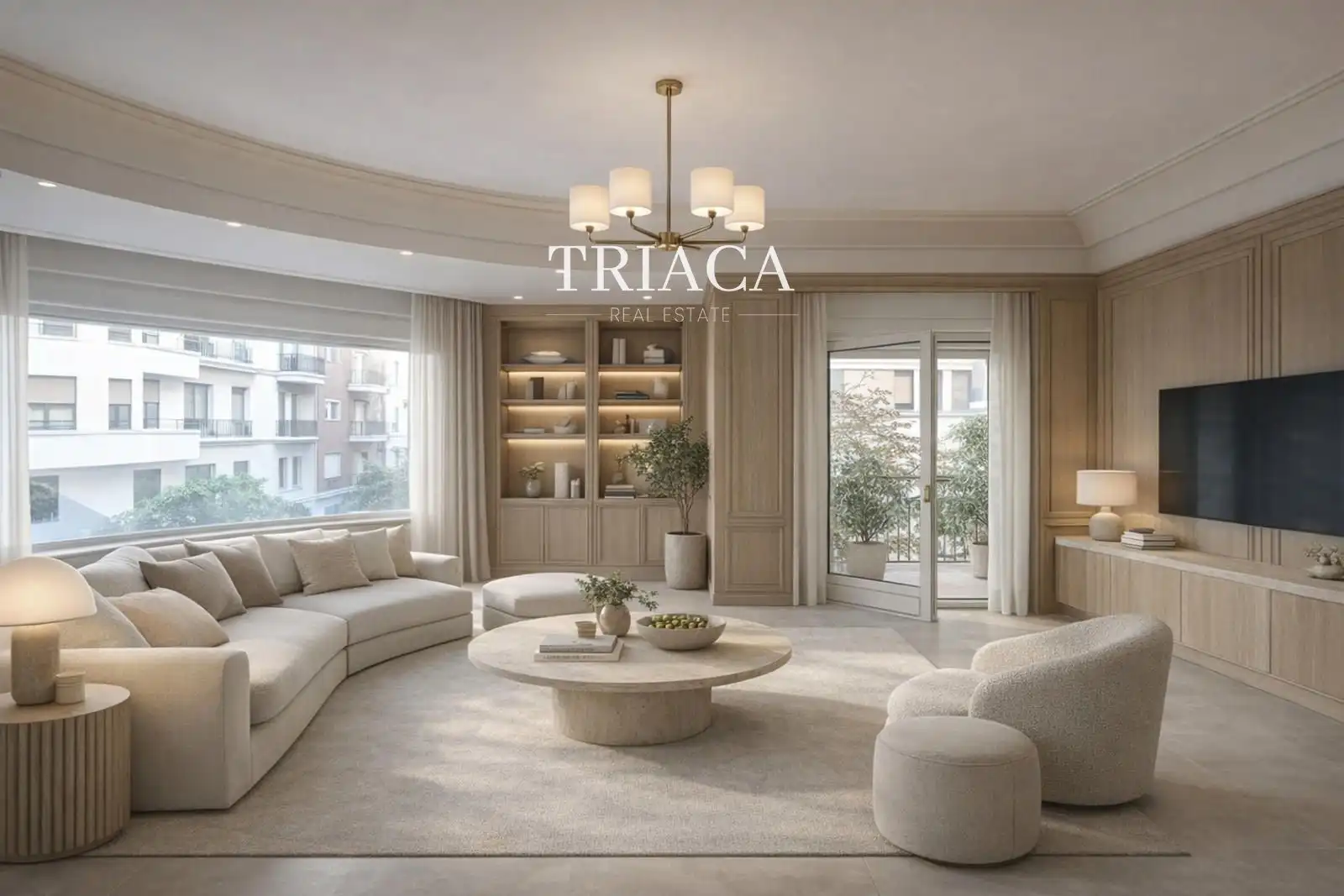 Sala de estar de Piso en venta en Madrid con Aire acondicionado, Calefacción y Parquet