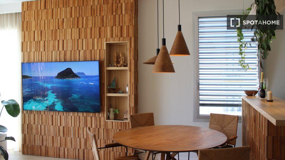 Esszimmer von Wohnung zur Miete in  Barcelona Capital mit Klimaanlage, Heizung und Möbliert