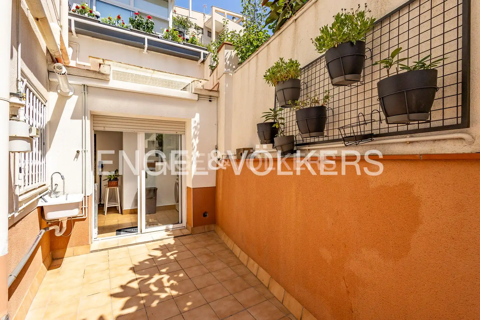 Terrasse von Wohnung zur Miete in Esplugues de Llobregat mit Klimaanlage, Heizung und Parkett