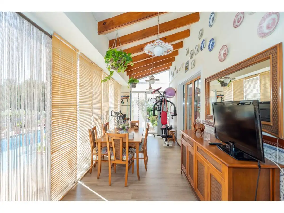 Dining room of Houses for sale in Sant Lluís  with Heating, Terrace and Swimming Pool