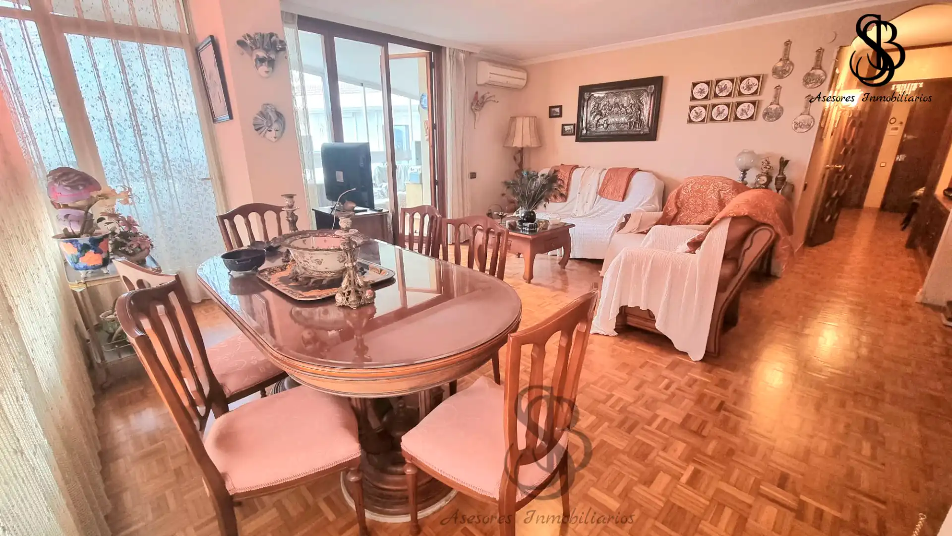 Comedor de Piso en venta en Alicante / Alacant con Aire acondicionado, Calefacción y Parquet