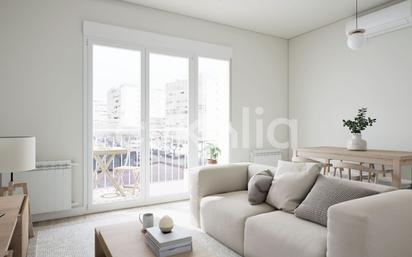 Sala d'estar de Pis en venda en  Barcelona Capital amb Aire condicionat, Calefacció i Terrassa