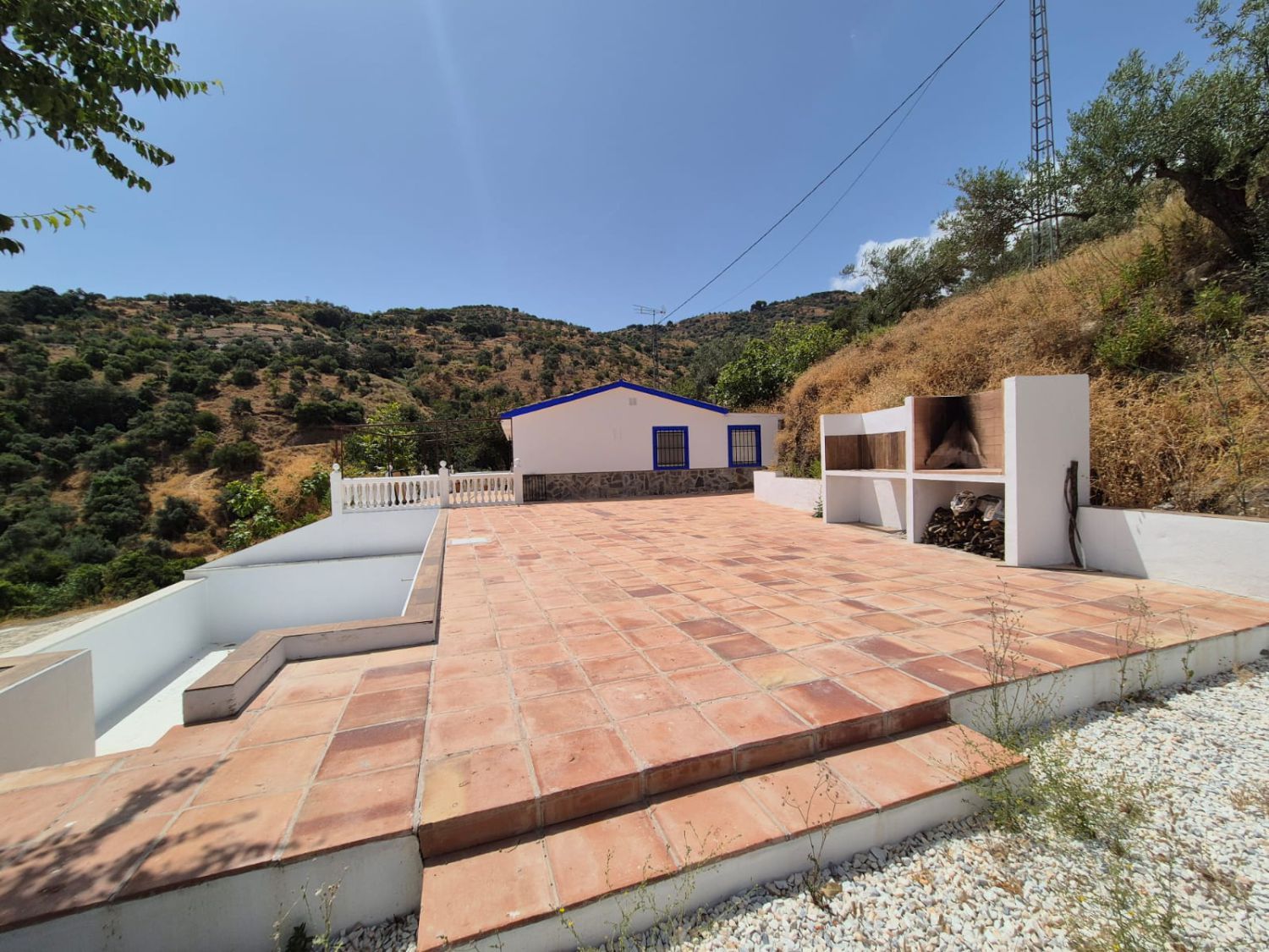 Vista exterior de Finca rústica en venta en Guaro con Calefacción, Terraza y Trastero