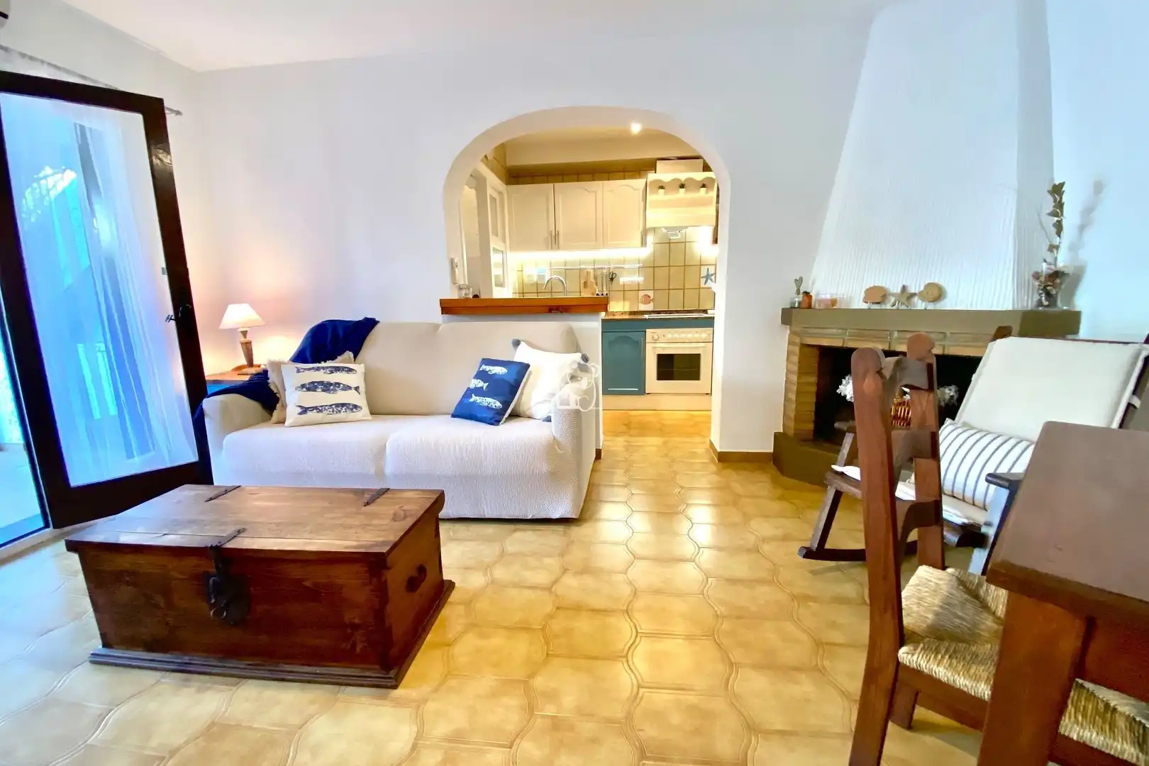 Living room of Flat for rent in Orihuela  with Air Conditioner, Terrace and Swimming Pool