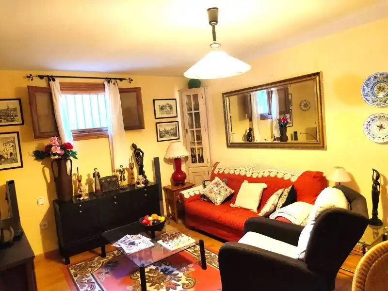Living room of Houses for sale in Miraflores de la Sierra  with Air Conditioner, Heating and Terrace