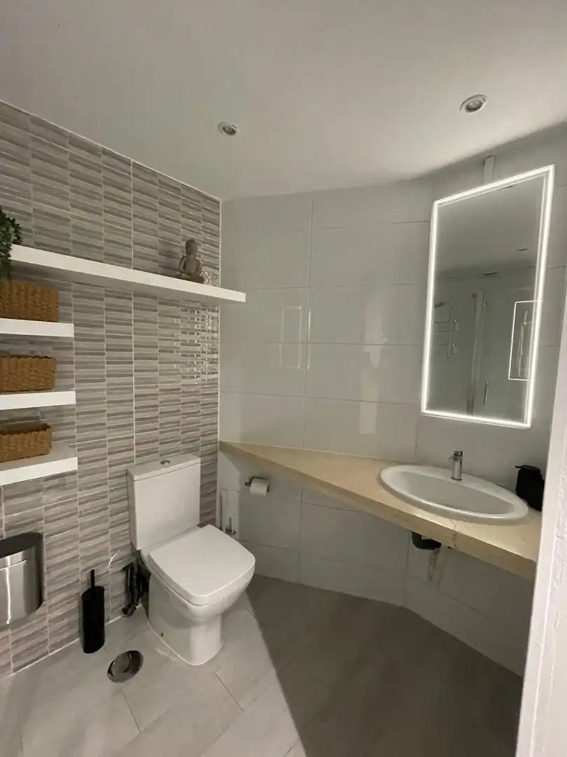 Badezimmer von Wohnungen zur Miete in San Miguel de Abona mit Klimaanlage, Möbliert und Balkon