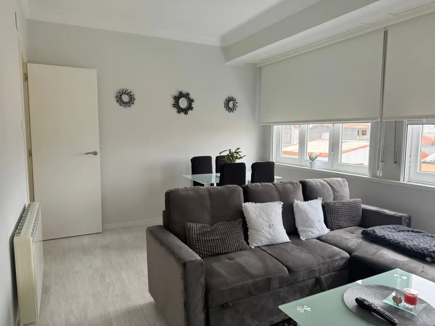 Wohnzimmer von Wohnung zum Verkauf in Narón mit Heizung, Möbliert und Ofen