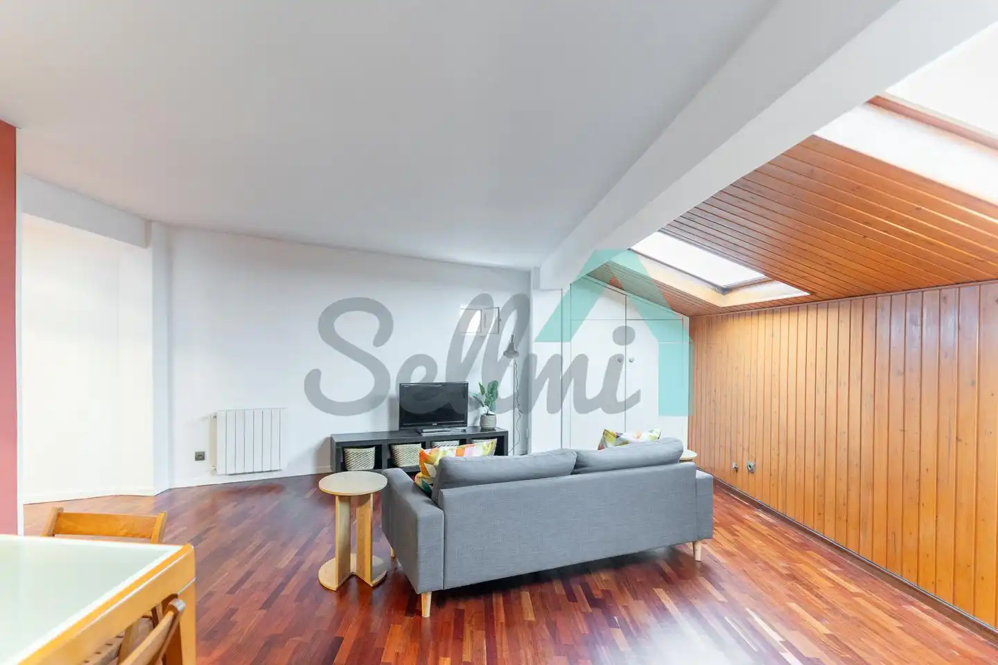 Wohnzimmer von Wohnung zur Miete in Oviedo  mit Heizung, Parkett und Möbliert