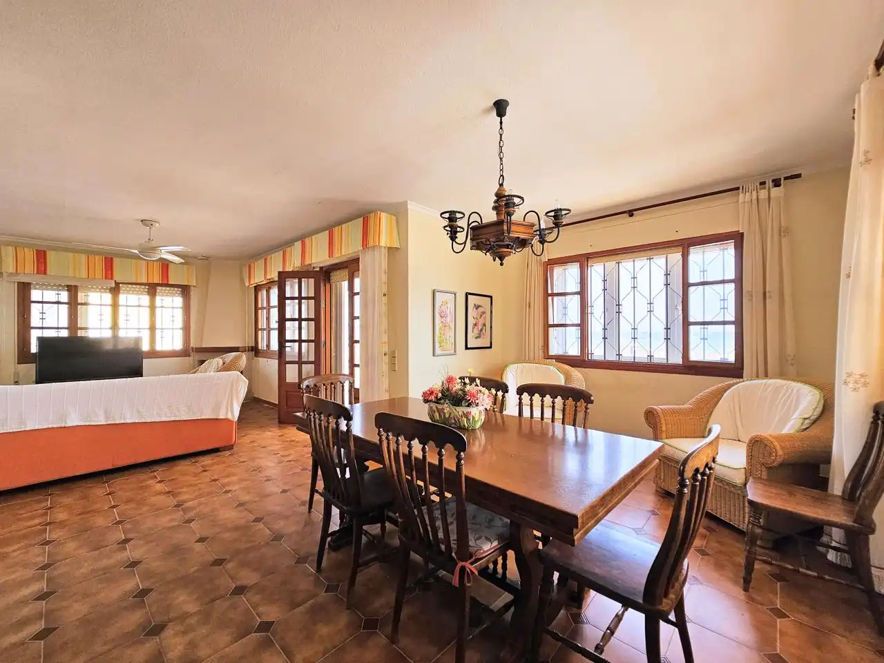 Dining room of Houses for sale in La Manga del Mar Menor  with Private garden, Terrace and Furnished