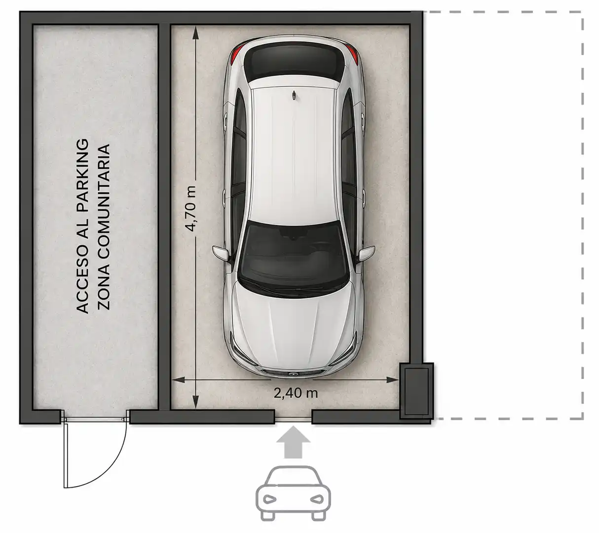 Parking de Piso en venta en Tarragona con Aire acondicionado, Calefacción y Terraza