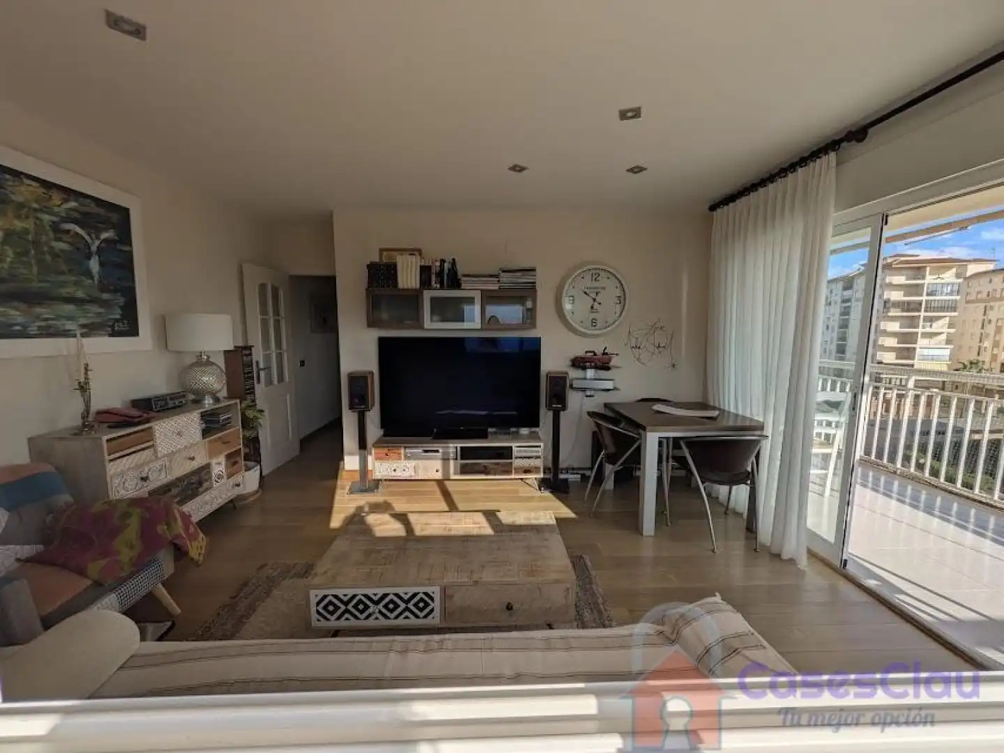 Sala de estar de Piso en venta en Benicasim / Benicàssim con Piscina comunitaria