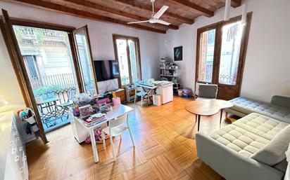 Sala d'estar de Pis en venda en  Barcelona Capital