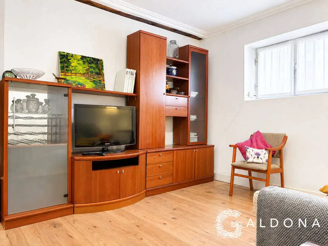 Wohnzimmer von Wohnung zur Miete in Donostia - San Sebastián  mit Heizung, Ofen und Waschmaschine