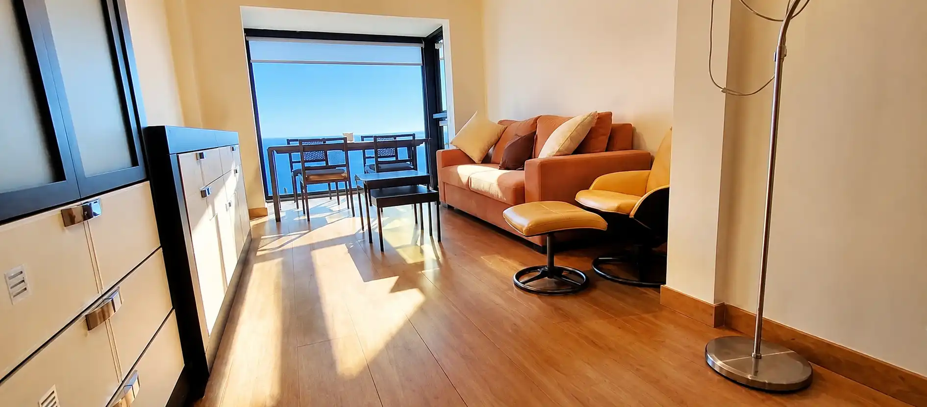 Living room of Flat for rent in Santander  with Furnished and Oven