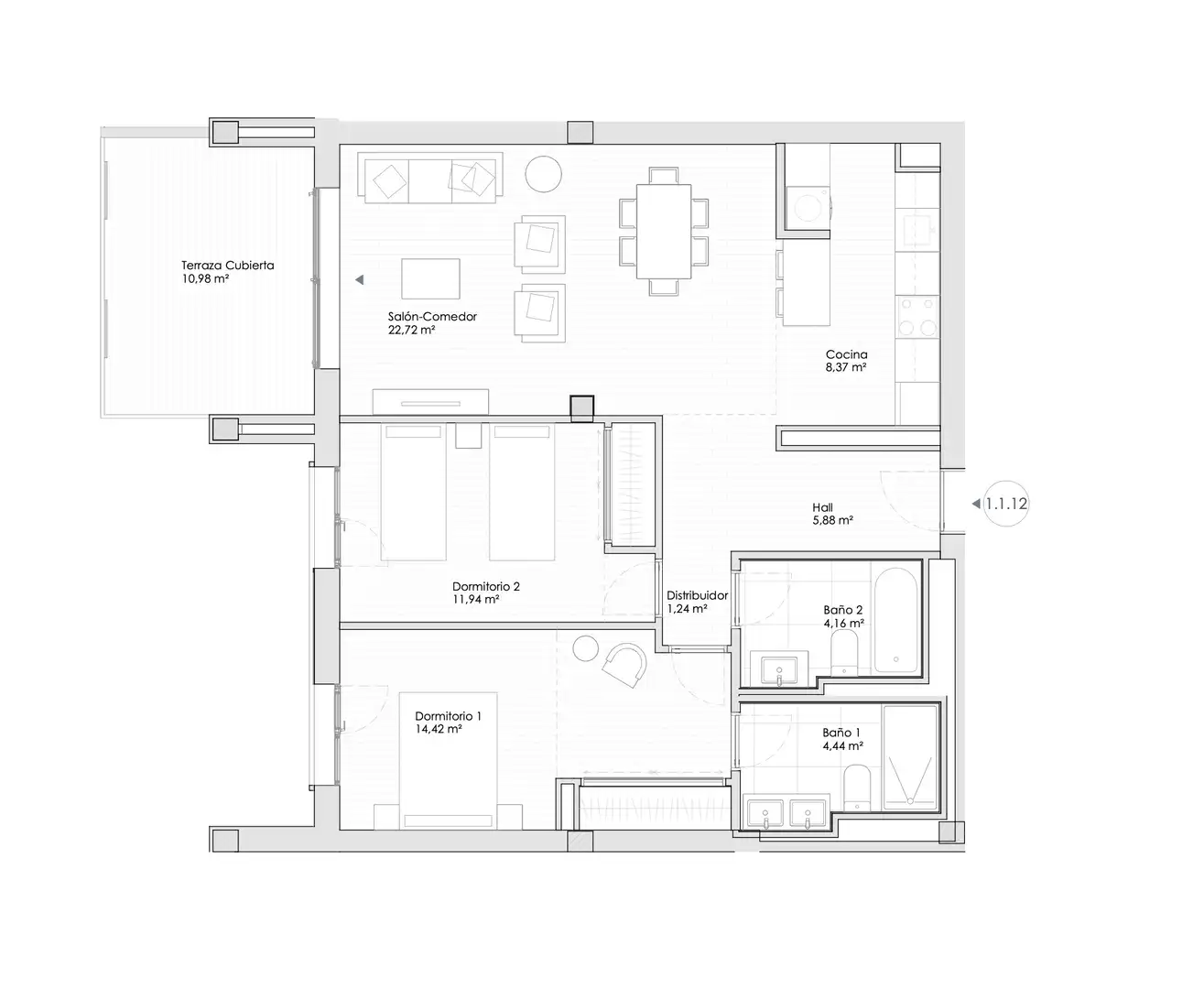 Apartamento con terraza en venta en Estepona Pueblo, imagen 26