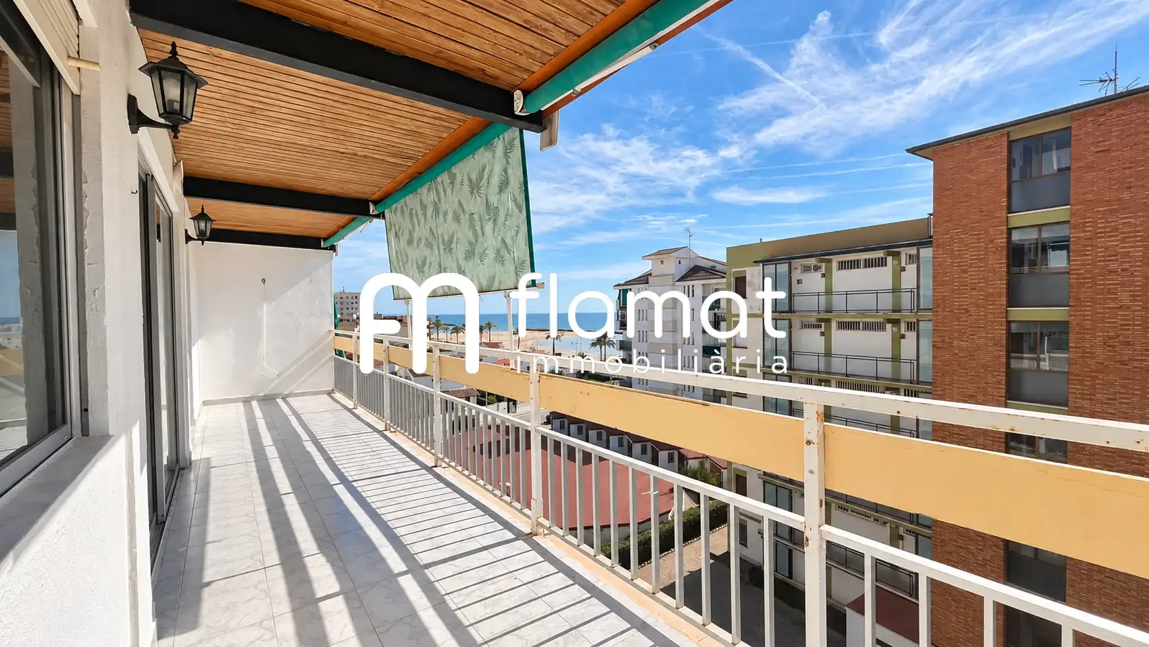 Balcony of Flat for sale in Can Toni