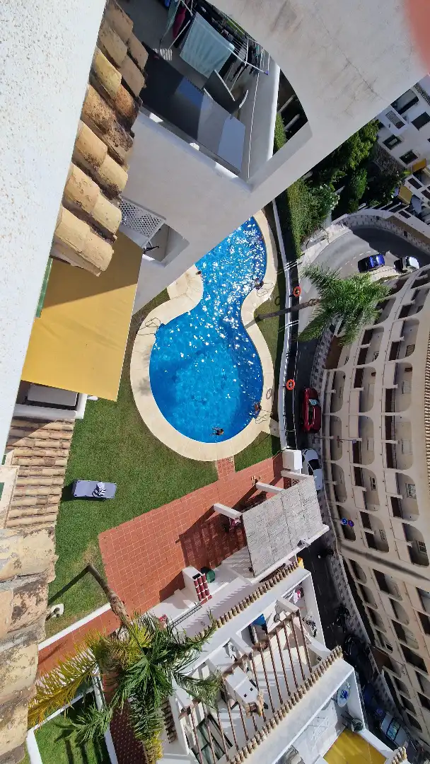 Swimming pool of Attic for sale in Benalmádena  with Air Conditioner, Heating and Terrace