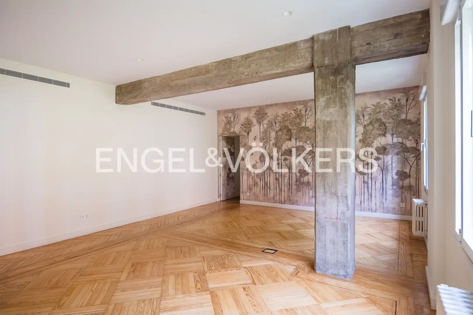 Esszimmer von Wohnung zur Miete in Sevilla mit Klimaanlage, Heizung und Parkett
