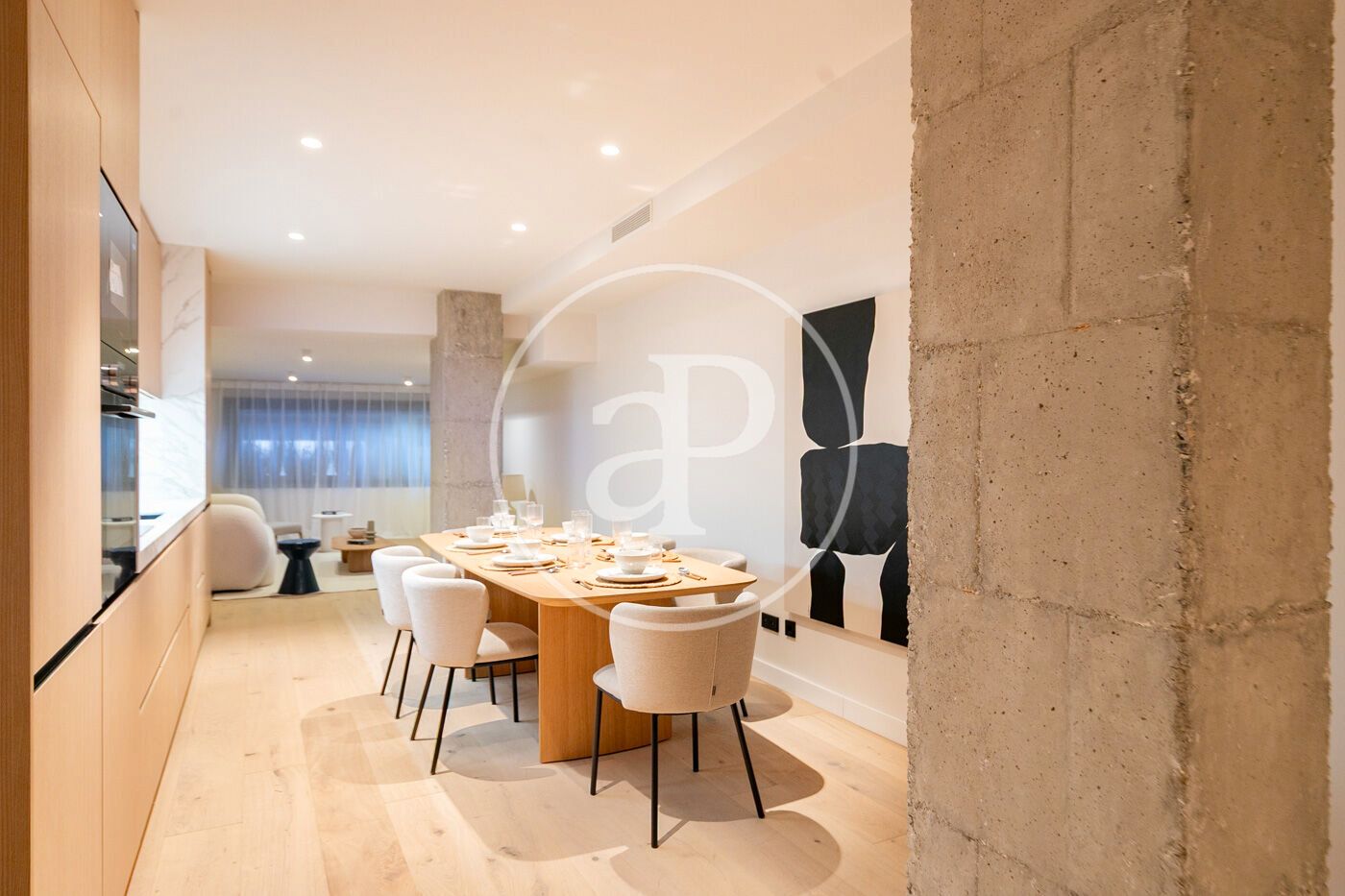 Menjador de Pis en venda en  Barcelona Capital amb Aire condicionat, Calefacció i Traster