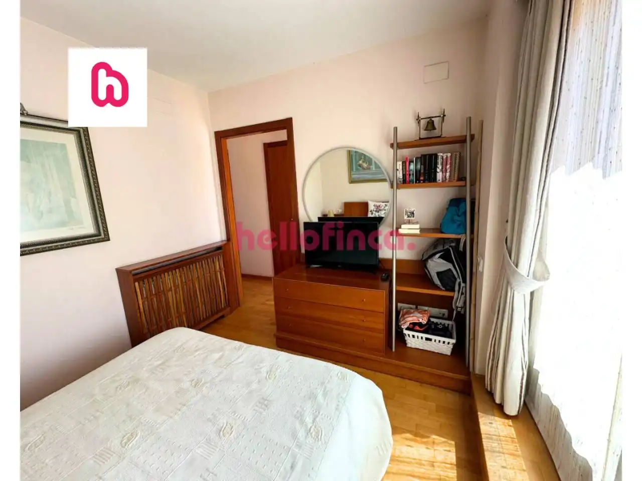 Schlafzimmer von Maisonette zum Verkauf in Badalona mit Heizung, Parkett und Terrasse