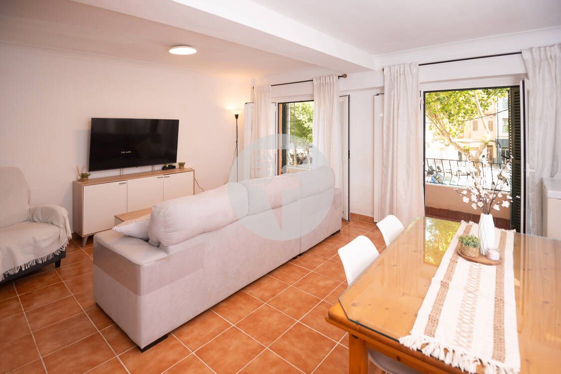 Sala d'estar de Pis en venda en  Palma de Mallorca amb Calefacció, Terrassa i Balcó