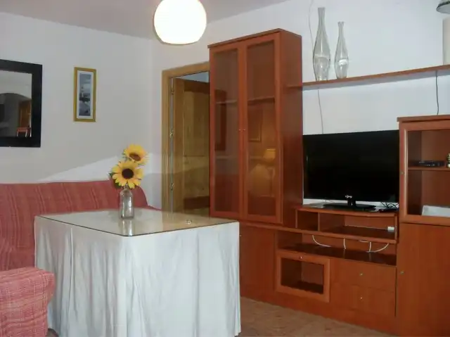 Sala d'estar de Pis de lloguer en Granada amb Aire condicionat, Moblat i Rentadora