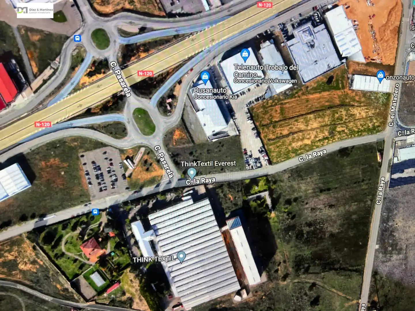 Exterior view of Industrial land for sale in San Andrés del Rabanedo