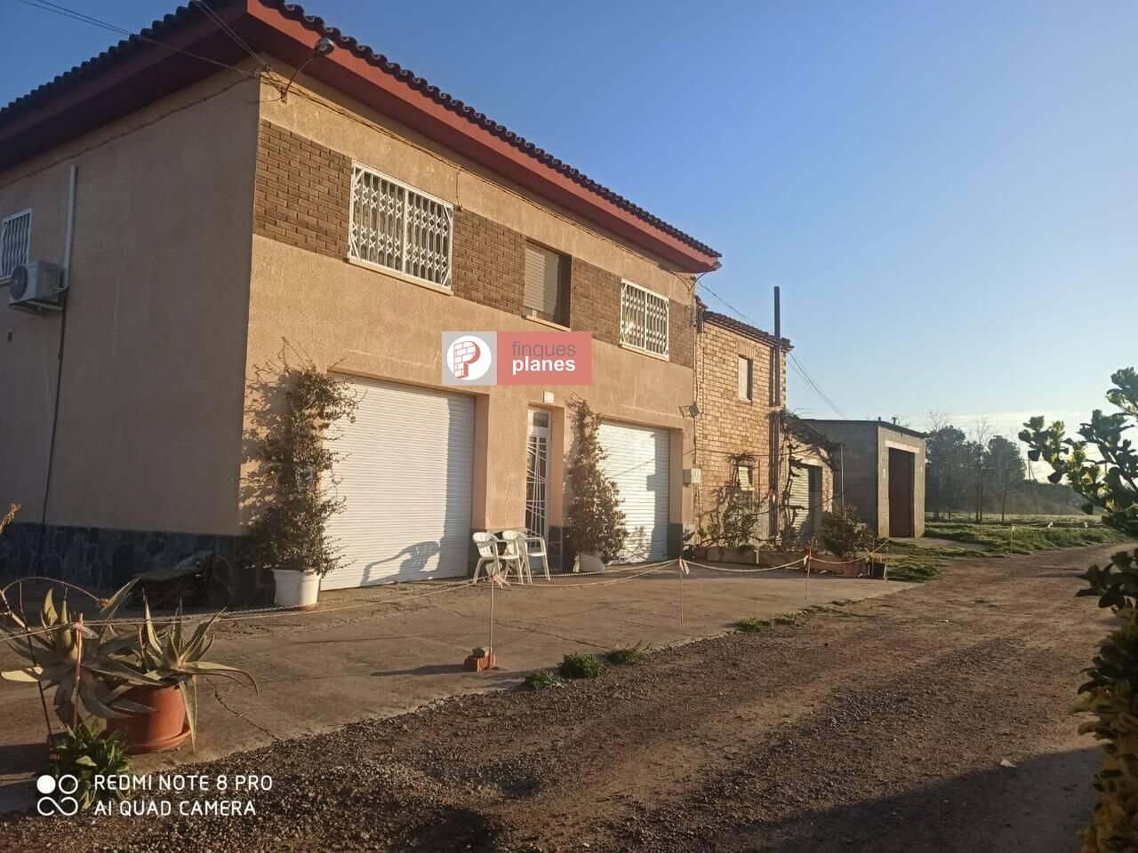 Vista exterior de Finca rústica en venta en  Lleida Capital con Calefacción, Jardín privado y Terraza