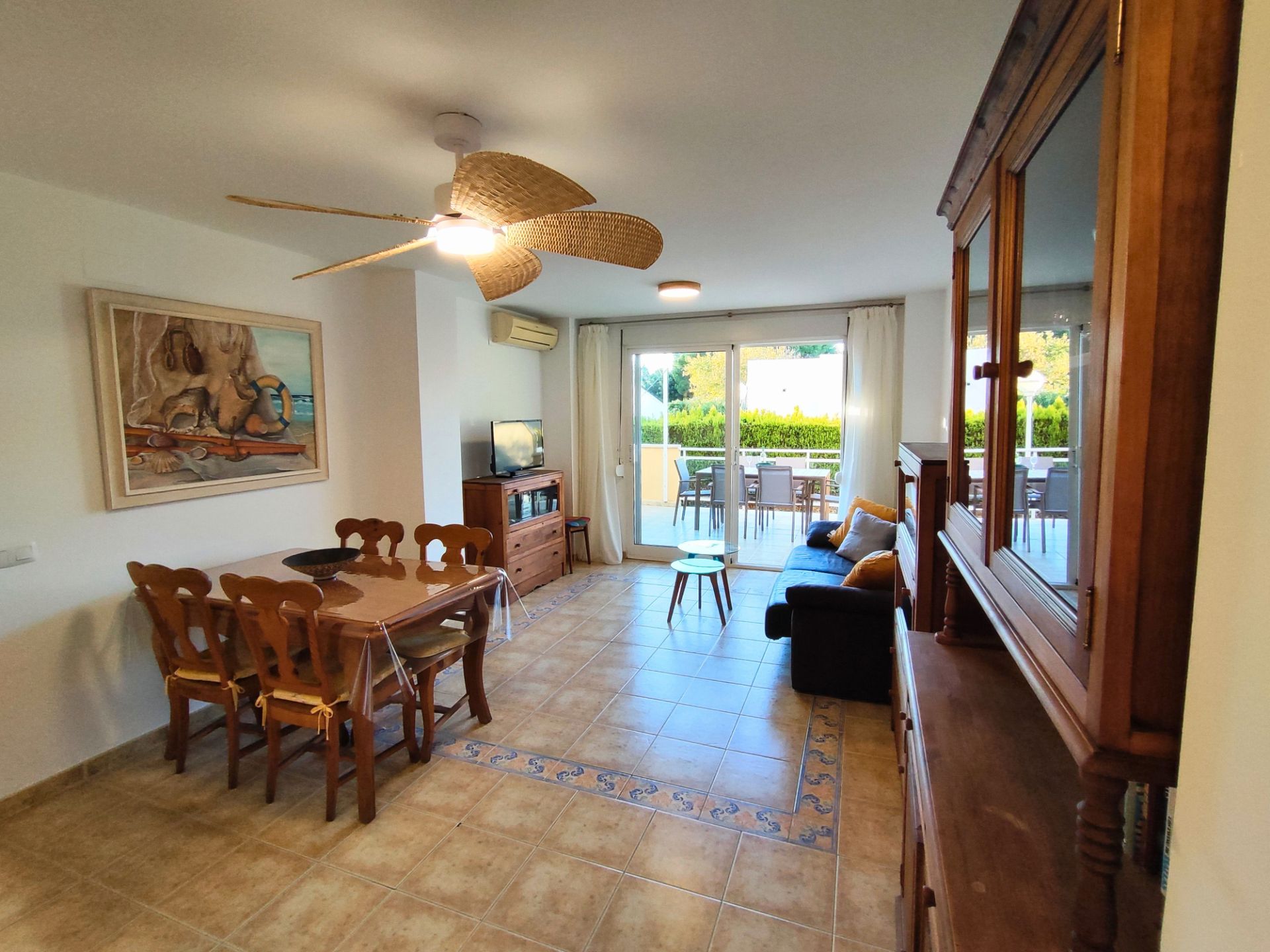 Garden of Flat to rent in Dénia  with Air Conditioner, Heating and Terrace