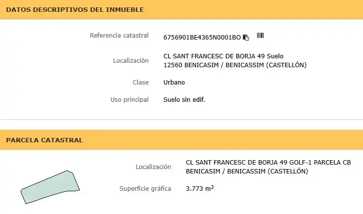 Terreno residencial en venta en Calle Sant Francesc de Borja 49, imagen 2