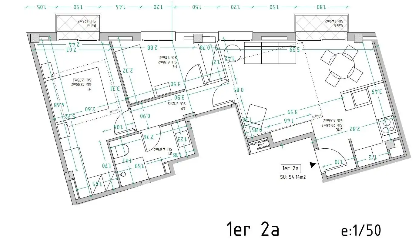 Wohnung zum Verkauf in Granollers mit Heizung und Parkett