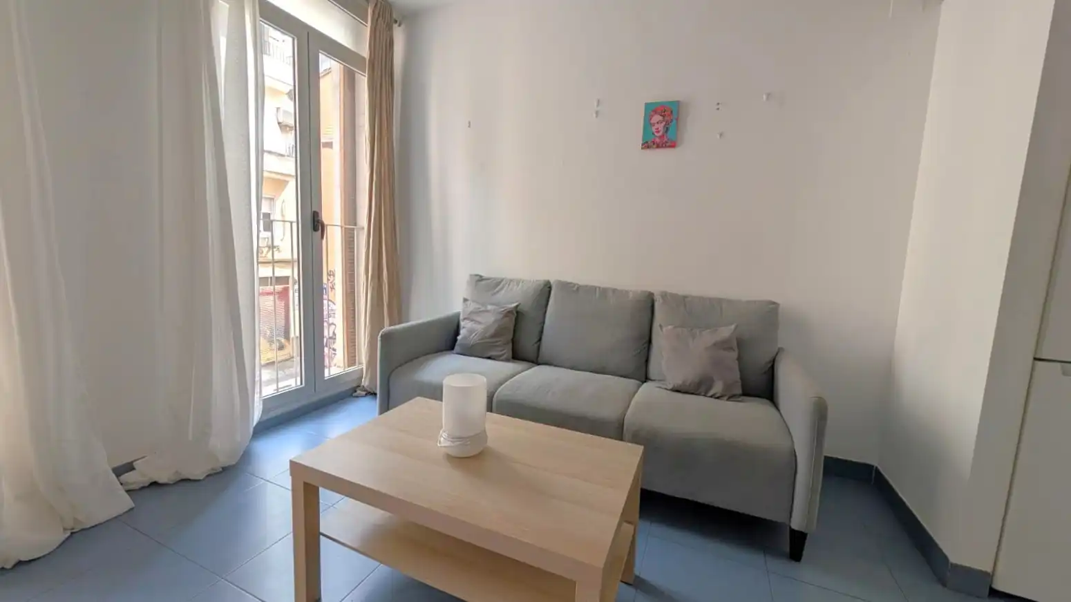 Living room of Flat for rent in Valencia  with Air Conditioner, Heating and Terrace