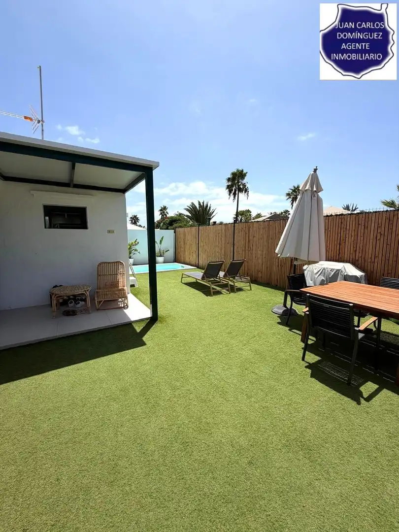 Terrassa de Casa o xalet de lloguer en San Bartolomé de Tirajana amb Aire condicionat, Jardí privat i Terrassa