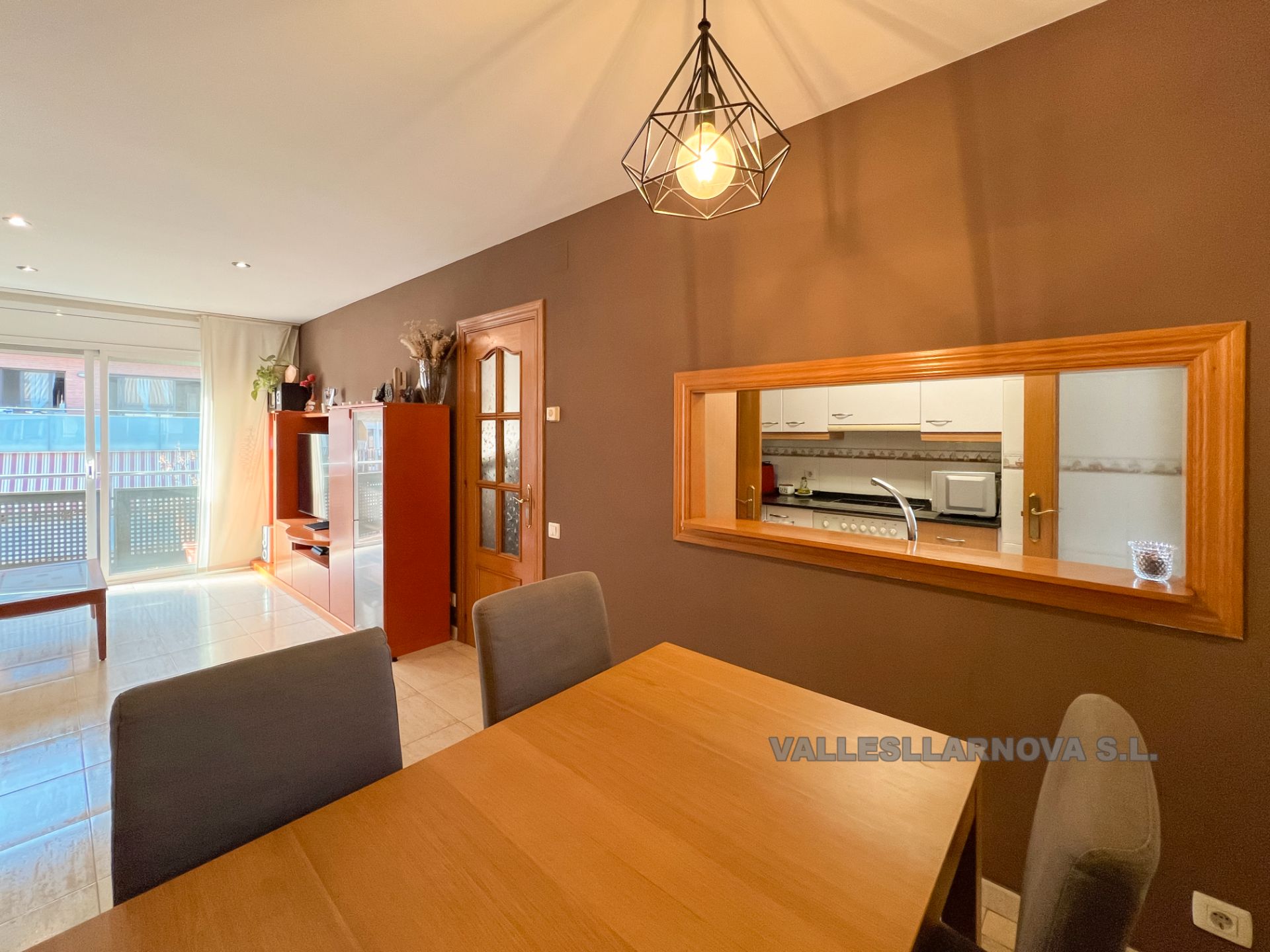 Dining room of Flat for sale in Mollet del Vallès  with Heating, Parquet flooring and Balcony