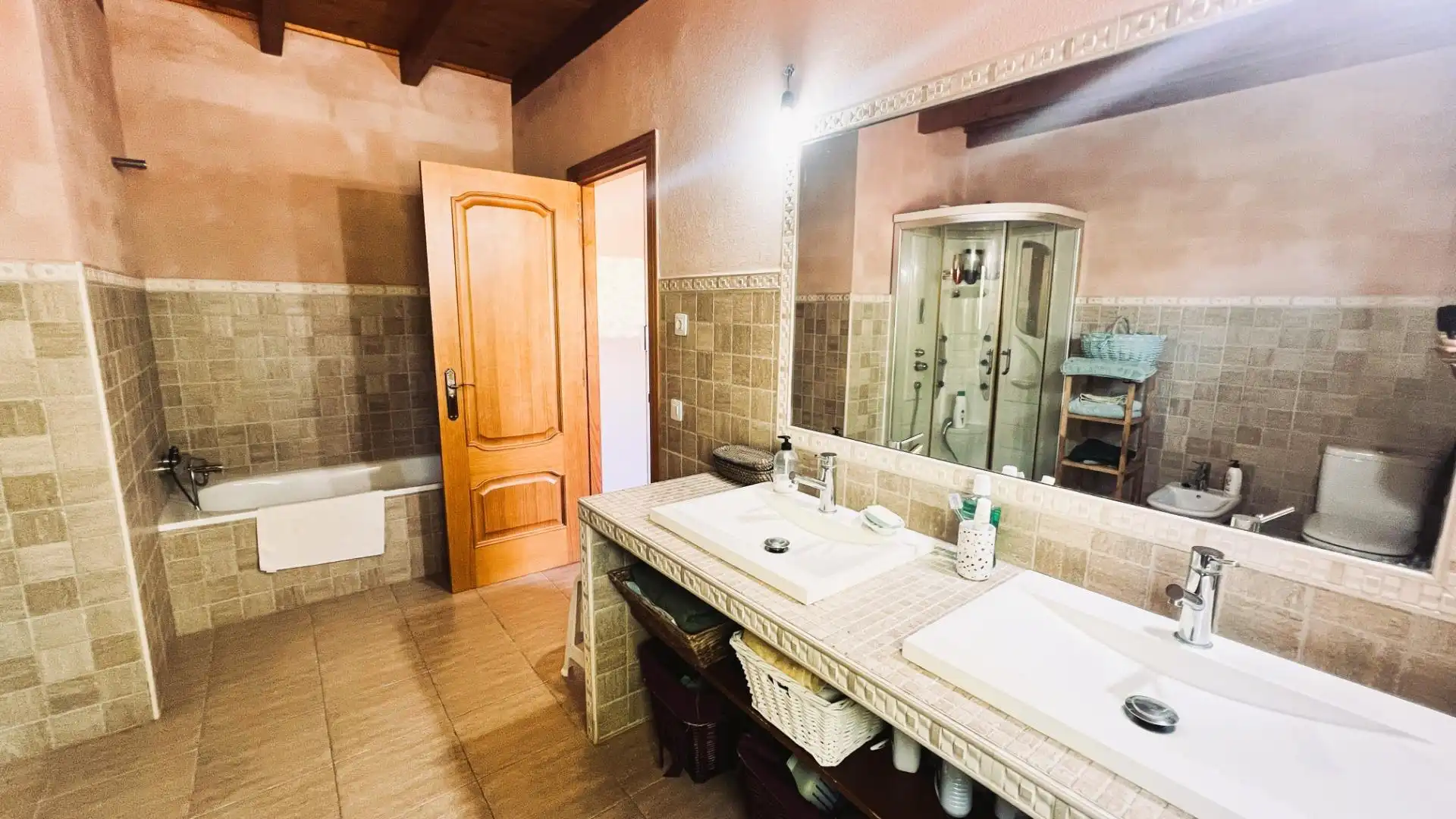 Baño de Finca rústica en venta en La Pobla de Tornesa con Jardín privado y Trastero
