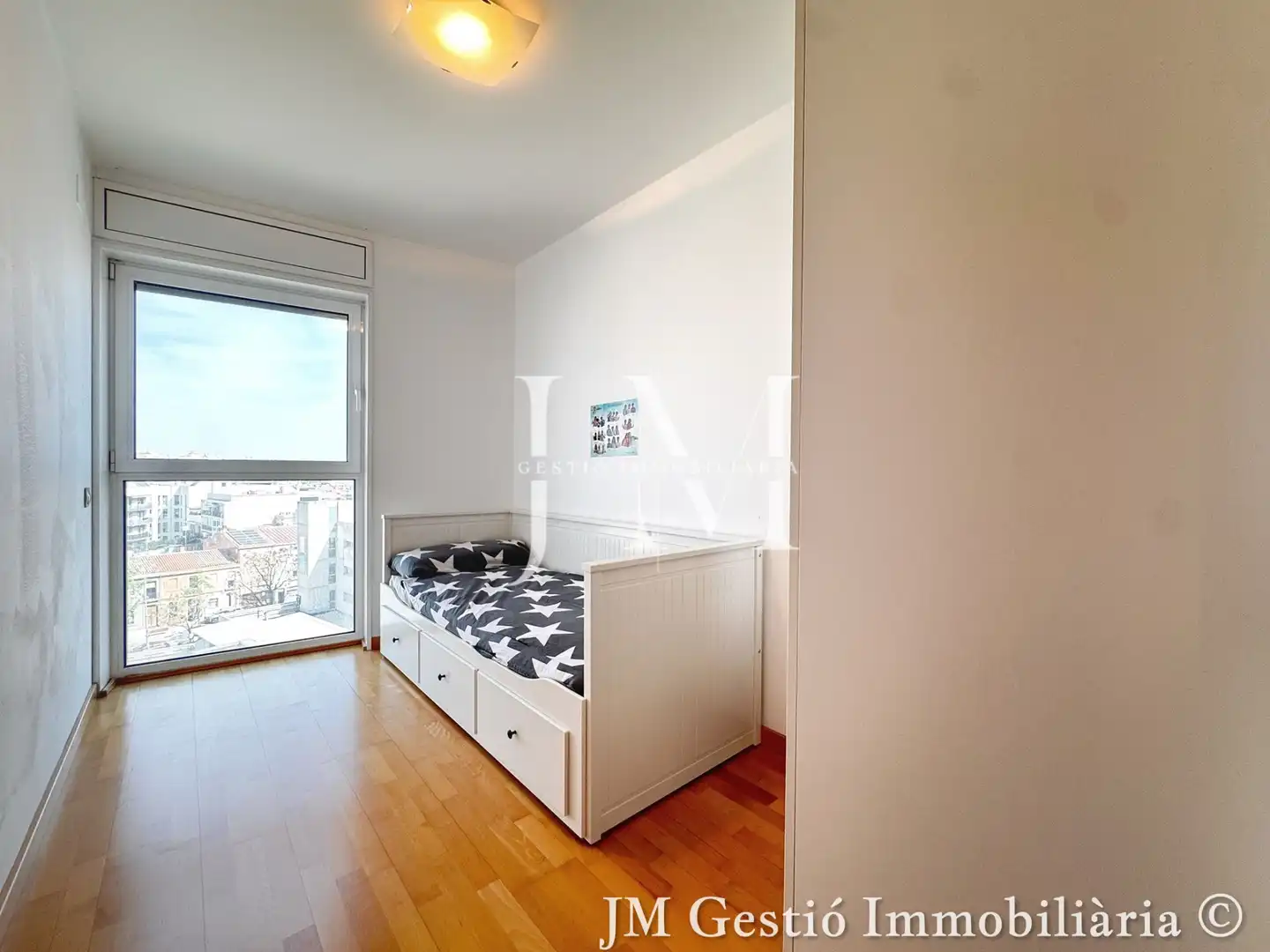 Schlafzimmer von Wohnung zum Verkauf in Terrassa mit Klimaanlage, Heizung und Parkett