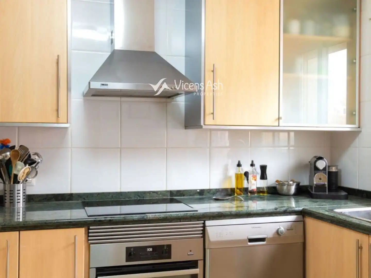 Kitchen of Flat for sale in Jávea / Xàbia  with Air Conditioner, Heating and Terrace